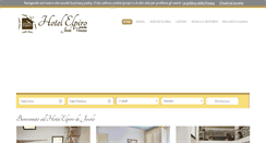 Desktop Screenshot of hotelelpirojesolo.com