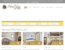 Tablet Screenshot of hotelelpirojesolo.com